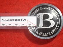 1枚 B WINNING STREET WHEELS 社外 中古 ホイール センターキャップ センターカバー エンブレム オーナメント cap_画像9