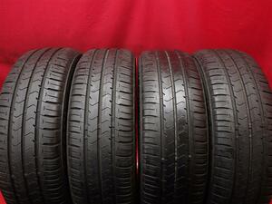 中古タイヤ 165/55R15 75V 4本セット ブリヂストン エコピア NH100C BRIDGESTONE ECOPIA NH100C 6.5分山★n15 ワゴンR スペーシア ミラ