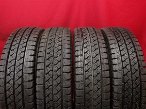 スタッドレス4本 165R13 6PR 4本セット ブリヂストン ブリザック VL1 BRIDGESTONE BLIZZAK VL1 9.5分山★stati13 プロボックス カローラ