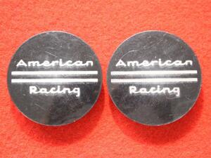 2枚 American Racing 社外 中古　 ホイール センターキャップ センターカバー エンブレム オーナメント