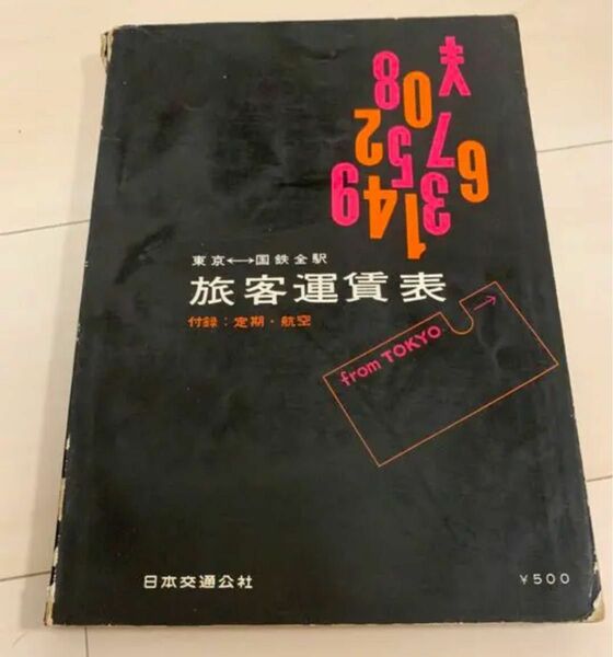 値下げ！希少！日本交通公社 東京国鉄全駅旅客運賃表 昭和35年
