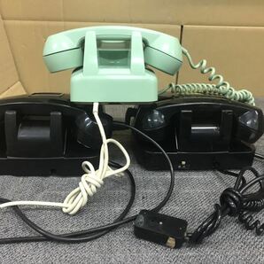 当時物 41-M/601形磁石式手回し式電話機、601-A2L 3台セット、現状品未確認現状品シャック品の画像6