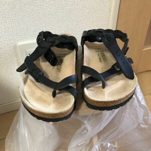 BIRKENSTOCK Yara 38 24.5cm BLACK ビルケンシュトック ヤラ サンダル