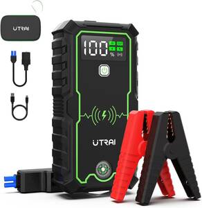 UTRAI ..ジャンプスターター 12V車用 大容量27000mAh ピーク電流3600A ワイヤレス充電対応　ガソリン車/8.5Lまでのディーゼル車対応