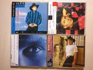 『Garth Brooks 国内盤帯付アルバム4枚セット』(Ropin' The Wind,In Pieces,Fresh Horses,Sevens,カントリー,90's)