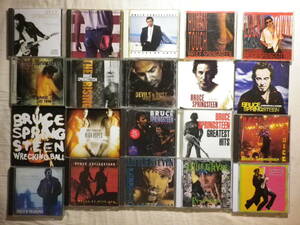 『Bruce Springsteen 関連CD20枚セット』(Born To Run,Born In The U.S.A.,Tunnel Of Love,Magic,Wrecking Ball,High Hopes,MTV Plugged)
