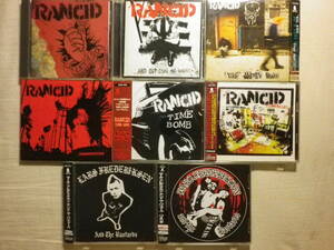 『Rancid 関連CD8枚セット』(帯付有,Lars Frederiksen,Let's Go,And Out Come The Wolves,Life Won’t Wait,Time Bomb,Bastards,Viking)