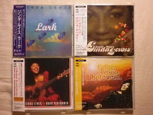 『Linda Lewis 国内盤帯付アルバム4枚セット』(Lark,Second Nature,Born Performer,Whatever...,R&B,Soul,SSW,Folk)