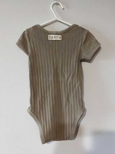 [EARTH] Short sleeve baby suit_Khaki