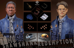 ショーシャンクの空に アンディ/レッド風 1/6スケールフィギュア 2体セットPRESENT TOYS PT-sp28 1/6 The Shawshank Redemption Double