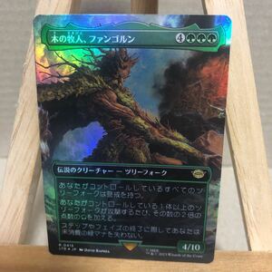 MTG FOIL ■ボーダーレス■《木の牧人、ファンゴルン/Fangorn, Tree Shepherd》[LTR-BF] 緑R 指輪物語:中つ国の伝承