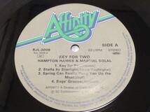 95@ HAMPTON HAWES MARTIAL SOLAL /ハンプトン・ホーズ＆マーシャル・ソラール / KEY FOR TWO キー・フォートゥー _画像2