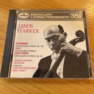 ■ CD SCHUMANN LALO SAINT-SAENS STARKER 432 010-2 MERCURY LIVING PRESENCE 35mm JANOS 028943201025