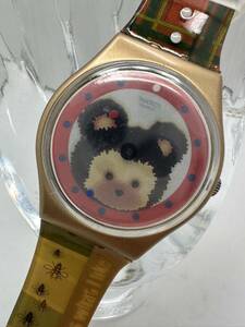 【SWATCH 】クォーツ　腕時計　くま　未使用　店舗在庫品　不動　ジャンク　31