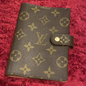 美品 LOUIS VUITTON ルイヴィトン モノグラム アジェンダ 手帳カバー 手帳ケース