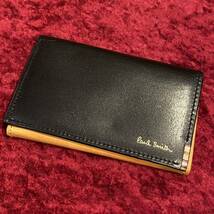 美品 Paul Smith ポールスミス レザー 本革 カードケース 名刺入れ_画像1