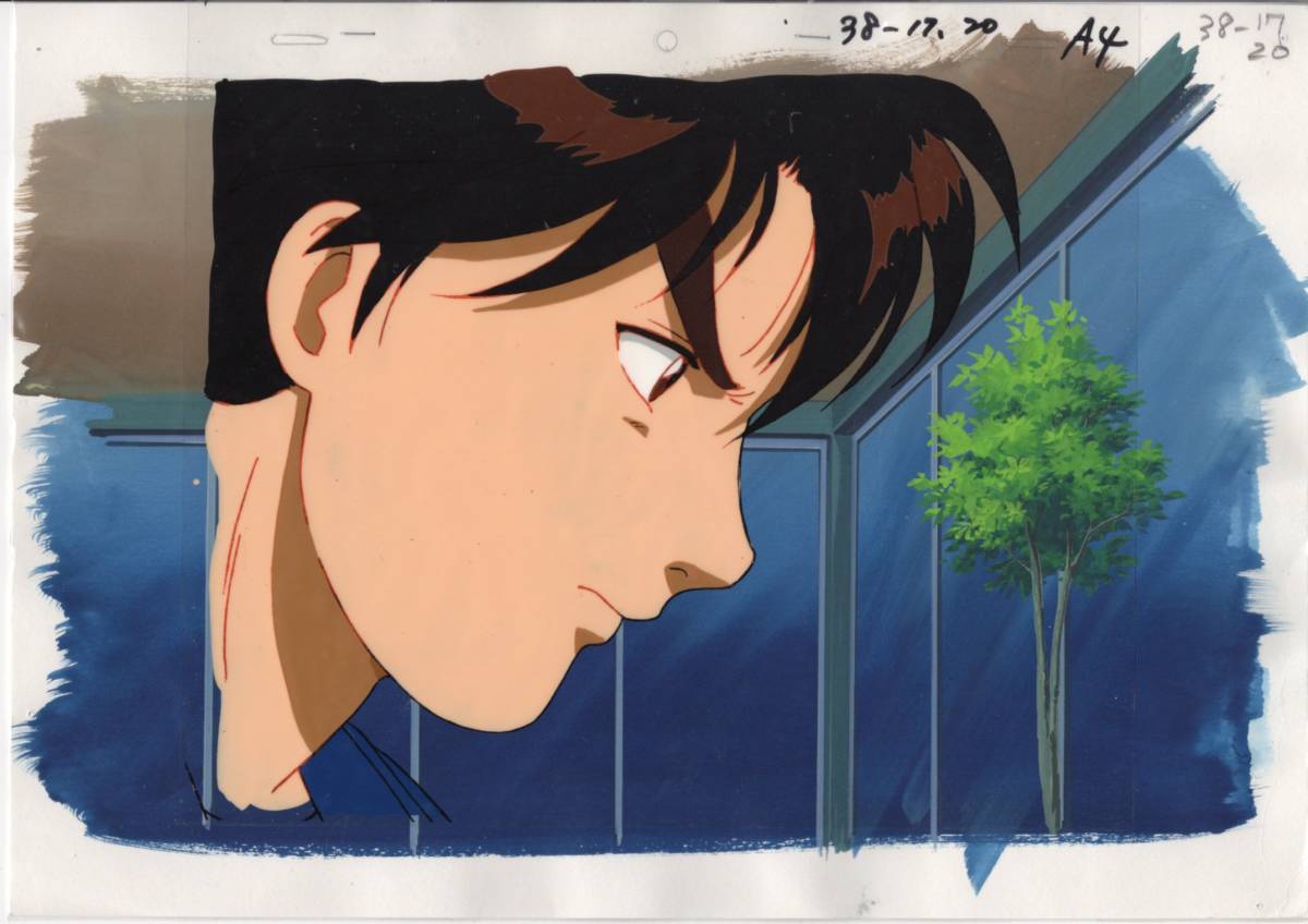 Kindaichi Case Files Hand-drawn Background Cel 4-Piece Set 2 # Original Illustration Antique, Cel animation, K row, The Kindaichi Case Files