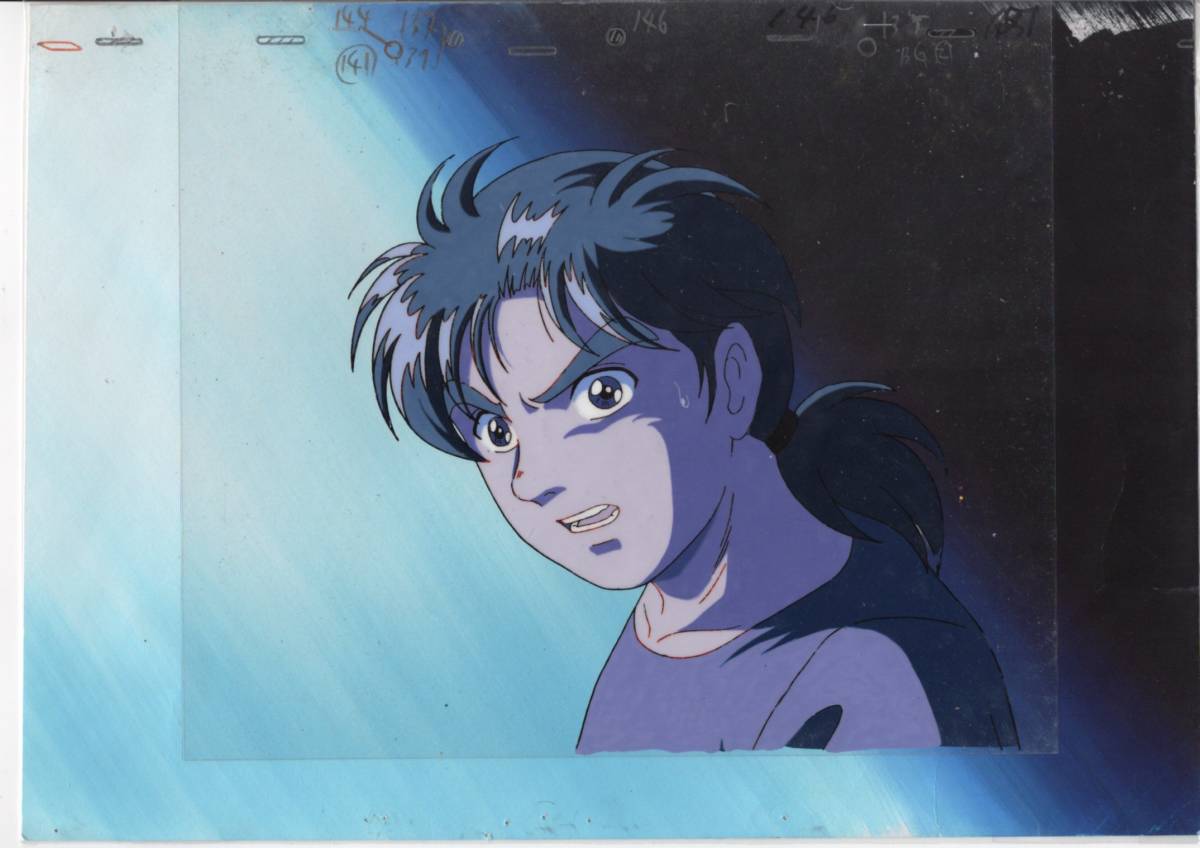 Kindaichi Case Files Fond dessiné à la main cel 7♯ Illustration originale antique, Animation sur celluloïd, Rang K, Les dossiers Kindaichi