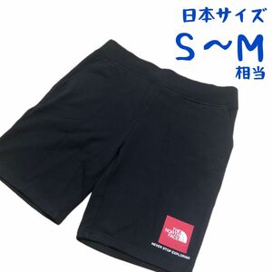 【海外限定】ノースフェイス　ハーフパンツ　ブラック　日本S〜M相当　J460