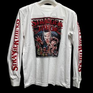 送料230円【美品】Exclusive Stranger Things Long Sleeve Tee M ストレンジャーシングス ロング Tシャツ HOMAGE TEES オマージュ ティーズ