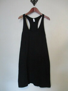 AmericanApparel 黒タンクトップ型チュニック（USED）71423②