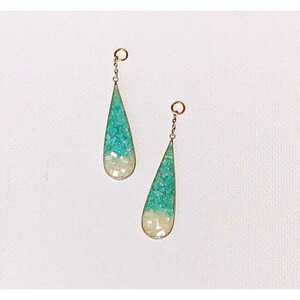 agete earrings charm turquoise mo The ik10K