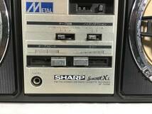 ジャンク　SHARP GF-508SB the searcher-xl STEREO RADIO CASSETTE RECORDER シャープ ラジオ ステレオ テープレコーダー ラジカセ_画像2