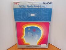 【動作品】NEC PC-6000シリーズ ROM/RAMカートリッジ PC-6006 箱 取説付★レトロPC アンティーク 日本電気_画像3