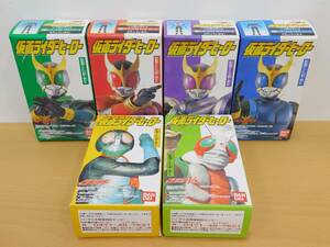 （未開封）バンダイ　仮面ライダーヒーロー　彩色済ソフビ人形　６箱セット！仮面ライダー旧１号・V3など　食玩