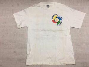 【送料無料】2006 WORLD BASEBALL CLASSIC ワールドベースボールクラシック WBC 野球 00s 古着 半袖Tシャツ カットソー メンズ M 白