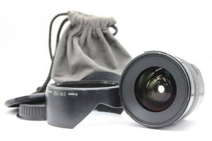 【返品保証】 キャノン Canon EF 20mm F2.8 前後キャップ フード付き レンズ C9318