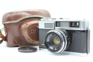 【返品保証】 ヤシカ Yashica minister Yashinon 4.5cm F2.8 ケース付き レンジファインダー C9328