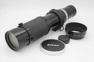 【訳あり品】 ニコン Nikon Zoom-Nikkor Auto 200-600mm F9.5 前後キャップ フード 三脚座付き レンズ C9671