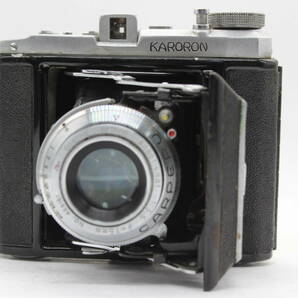 【訳あり品】 カロロン Karoron Coated Orikon 75mm F3.5 蛇腹カメラ C9703の画像2