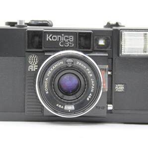 【返品保証】 コニカ Konica C35 AF Hexanon 38mm F2.8 ケース付き コンパクトカメラ C9729の画像2
