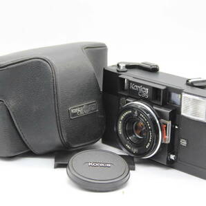 【返品保証】 コニカ Konica C35 AF Hexanon 38mm F2.8 ケース付き コンパクトカメラ C9729の画像1