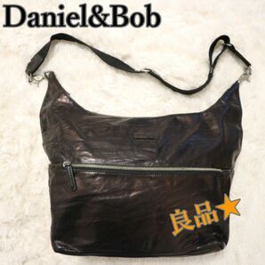 【良品】Daniel＆Bob 高級ショルダーバッグ 本革 2way イタリア職人