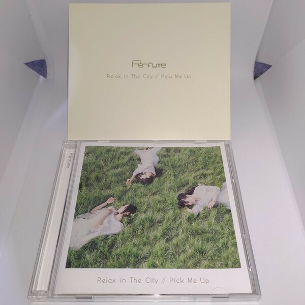 Perfume「Relax In The City / Pick Me Up」完全生産限定盤のCD+DVDと40Pフォトブックレットのみ 中田ヤスタカ のっち あ〜ちゃん かしゆか