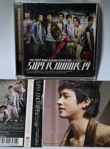 SUPER JUNIOR-M「THE FIRST MINI ALBUM SUPER GIRL」日本ライセンス盤 CD+DVD 初回盤ジャケットサイズカード付(ハンギョン)　韓国語 中国語