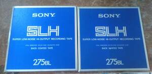  SONY SLH オープンリール TYPE-72 275BL 2本 ジャンク品