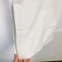 H4050dL 日本製 X-girl×XLARGE エックスガール×エクストララージ サイズone 半袖Tシャツ プリントTシャツ ロゴTシャツ ホワイト 綿100%_画像10