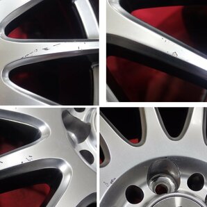 R17●【ワークスポルボ：プリウス等シルバー色】中古ホイール＋ラジアル215/45R17★4本(TH-4417A)送料無料/沖縄配送不可の画像7