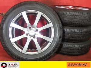 R15●【ＢＭＷMini向け：ガンメタColor】中古Wheels＋ラジアル175/65R15 DUNLOP ★4本(TH-4473A)送料無料/沖縄配送不可