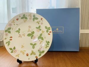 【未使用】WEDGWOOD ウェッジウッド ワイルドストロベリー 大皿 プレート 約27cm