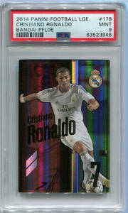 2014 Panini フットボールリーグ クリスティアーノロナウド リビングレジェンド PFL06 Cristiano Ronaldo PSA 9