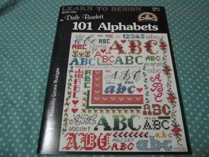 ★洋書/手芸本/ステッチ　More Than 101 Alphabets, 186 to Be Exact; Learn to Design Book 　アルファベット　デザイン