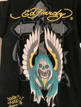 ・Ed Hardy Tシャツ　エドハーディー◆半袖 Tシャツ サイズ　m　黒色 未使用　男女兼用_画像7