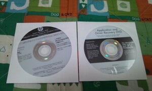【中古・現状販売】hp System Recovery DVD Windows7 Application and Driver Recovery DVD ③