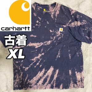 【希少デザイン】Carhartt Tシャツ 古着 XL ダイタイ