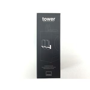 マグネット バスブーツ ホルダー タワー tower 山崎実業 03626 LD-TW O BK ブラック